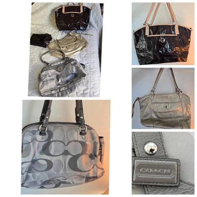 3 Coach Handbags Purses