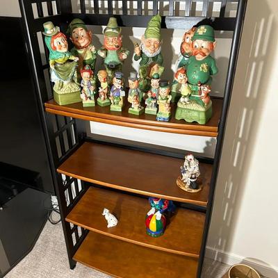 Pair Of Folding Bookshelves 