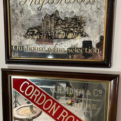 Mirrored Bar Signs (3)