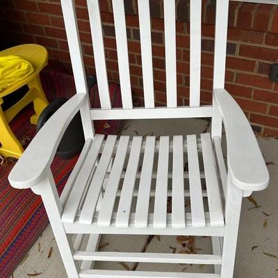 Wooden Porch Rocking Chair 