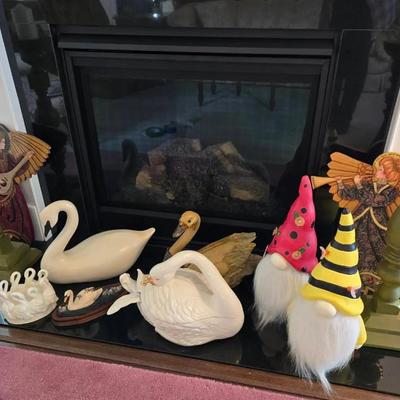 Swans, Gnomes, & Angels Decor Lot