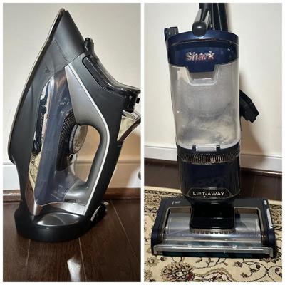 Shark Lift-away Vacuum And Rowenta Iron