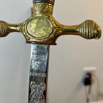 Massanutten Military Academy Ceremonial Sword W/ Sheath