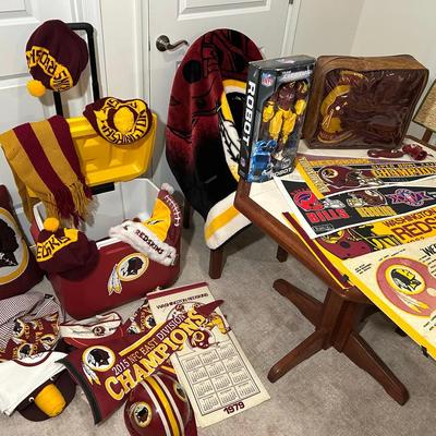Impressive Collection Of Washington Redskins Memorabilia 