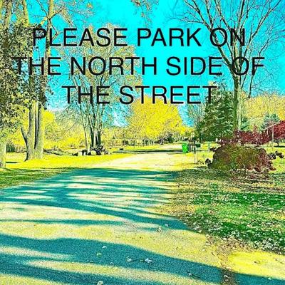 Parking on Railroad Track Side ONLY!!! NO parking on mailbox side of the street! 