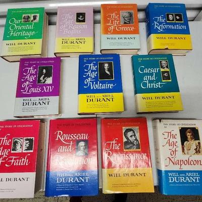"The Story of Civilization" Eleven-Volume Set by Will & Ariel Durant