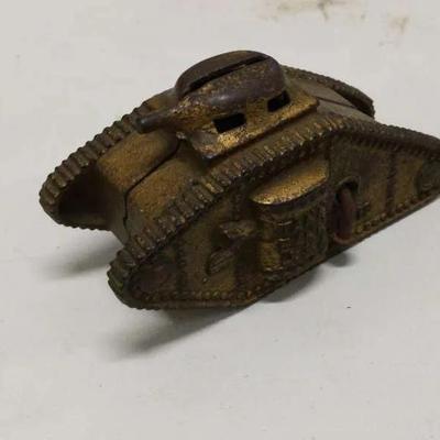 Cast Iron Tank Bank