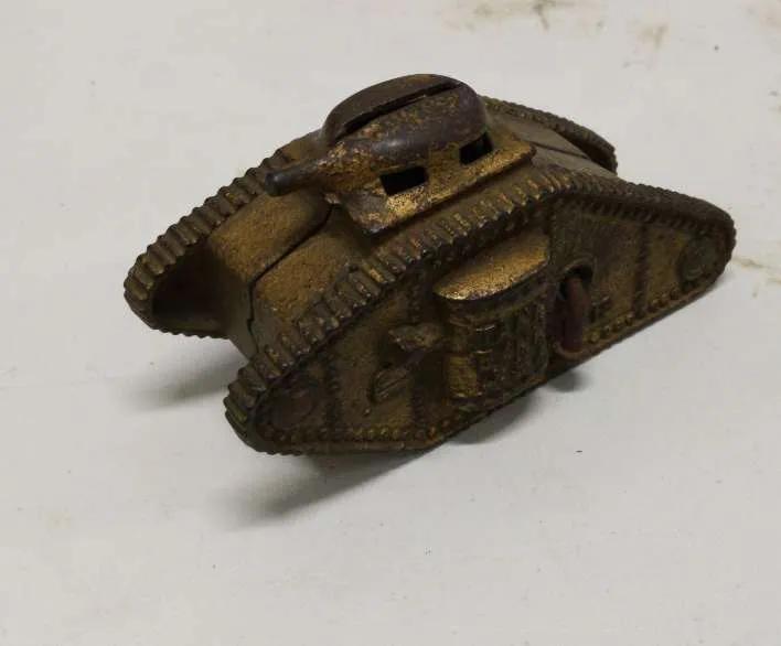 Cast Iron Tank Bank