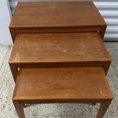 3 Bent Silberg Nesting Tables