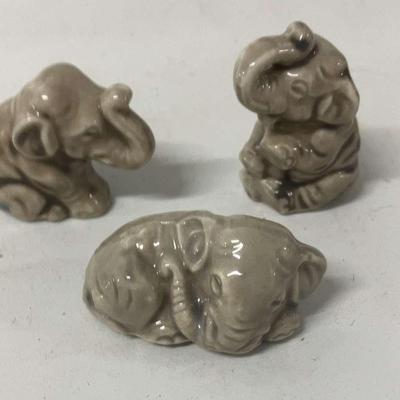 Wade Whimsies, Miniature Elephant Figurines
