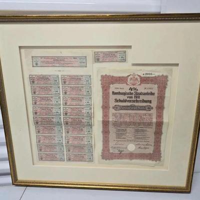 Antique German Stocks 