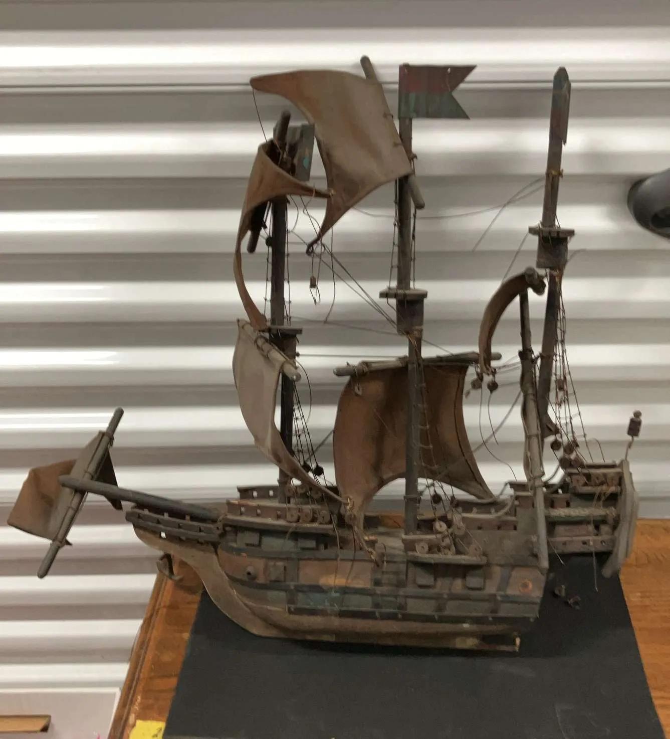 Vintage Model Ship