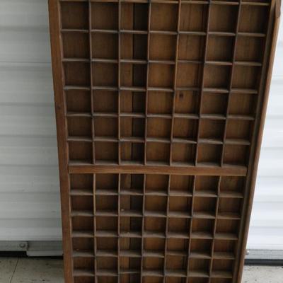 Vintage Letter Press Drawers