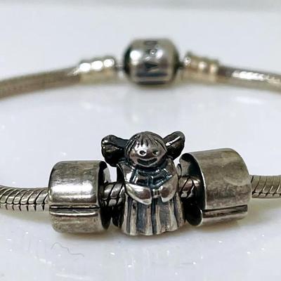 Pandora Guardian Angel Sterling Silver Bracelet