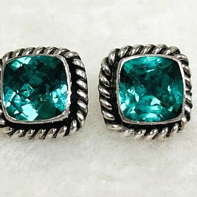 Sterling and Amethyst Earrings