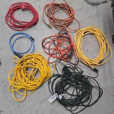Lot #195 - Various Extension Cords