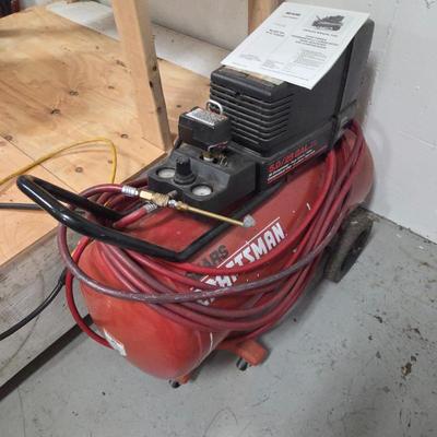 Lot #187 - Sears Craftsman Permanently Lubricated Tank Mounted Air Compressor 5.0/25 Gal