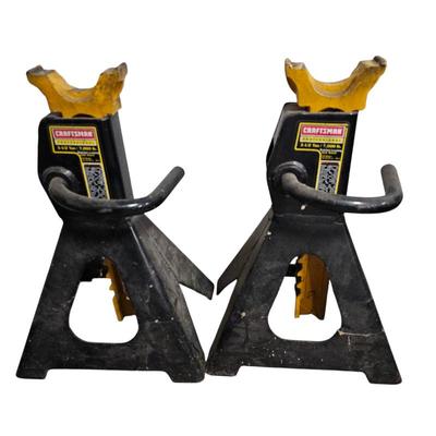 Lot #167 - Craftsman Professional 3 1/2 Ton Ratchet Locking Jack Stand Pair