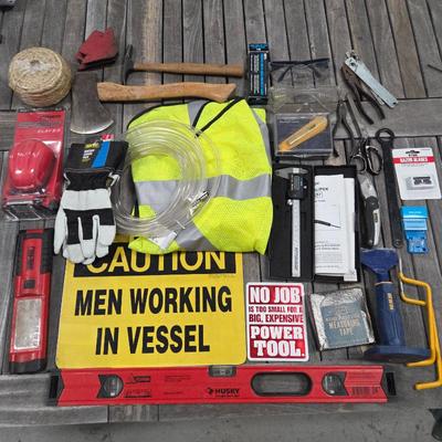 Lot #213 - Tool & Work Supplies Lot