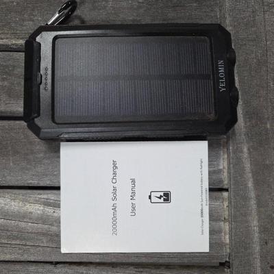 Lot #162 - Yelomin Solar Charger Portable Power Bank