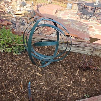 Lot #37 - Armillary Sphere Sundial Design Garden Statue Art