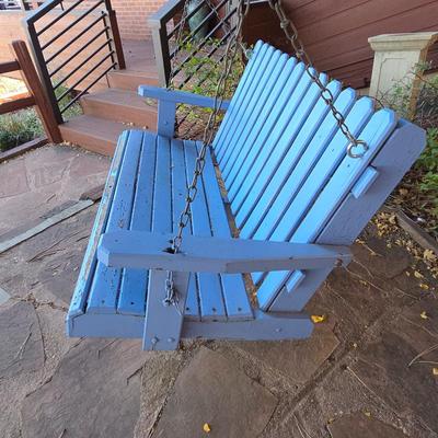 Lot #24 - Two Seat Adirondack Porch Swing