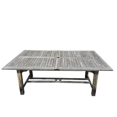Lot #138 - Expandable* Wood Patio Dining Table