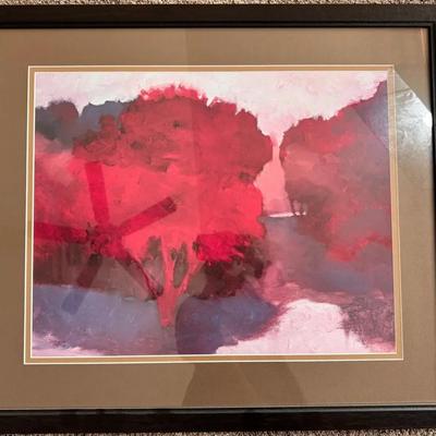 Framed Abstract Art Print
