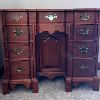 Barley Collection Executive Desk – Walnut Finish