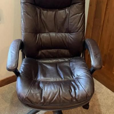 Adjustable Faux Leather Office Chair