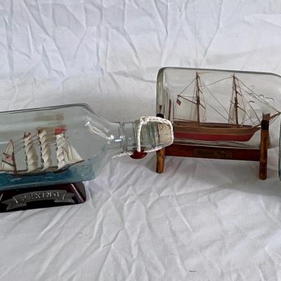 Wooden Model Ships – Lot of 3