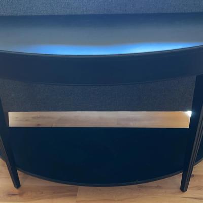 Ethan Allen Half Circle Sofa Table