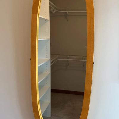 Hanging Oval Mirror