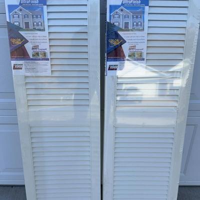 Builders Edge Shutters 15”x48” - NEW 