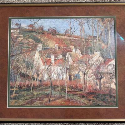 Framed Art Print of Rural Scene