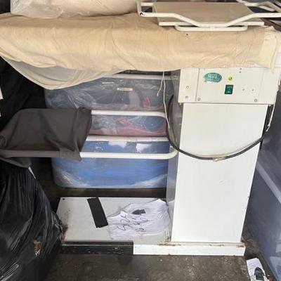 Industrial vacuum ironing board