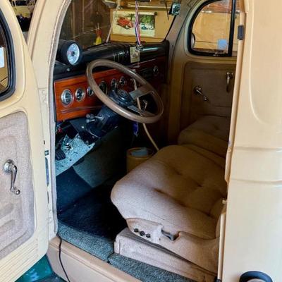 Interior of 1947 Dodge WC Pickup Truck 