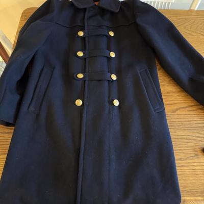 Merchant Marine Dress Wool Coat