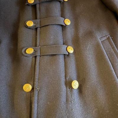 Merchant Marine Dress Wool Coat
