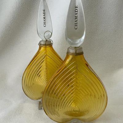 Guerlain Chamade Display Factice Parfume Bottles, 2 Pcs