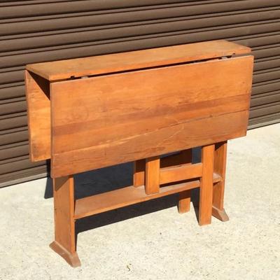 Vintage Wood, Drop Leaf, Gate Leg, Dining Table