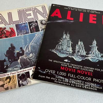 Alien & The Book Of Alien, Softbound Movie Novels, 2 Pcs
