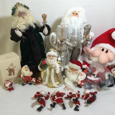 Santas And More Santas, 15 Pcs