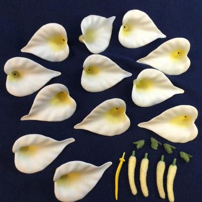 Porcelain Calla Lilies (12pcs)