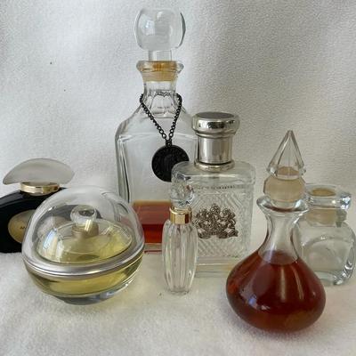 Glass Vintage Parfume Bottles & Factice Dummies, 8 Pcs