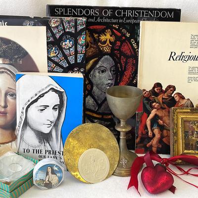 Religious Art Books, Chalice, Ornaments And More 