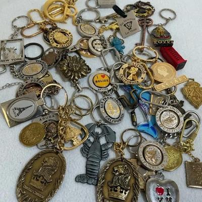 Souvenir Keychains, 40 Plus Pcs