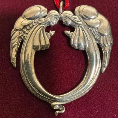Sterling Silver Hand And Hammer Angel Ornament