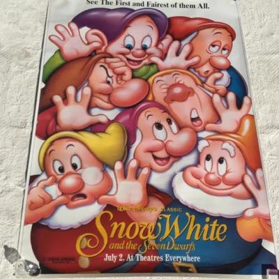 Walt Disney Snow White & The Seven Dwarfs, Double Sided Theatre Lobby Poster