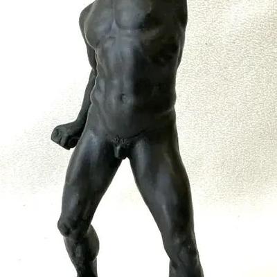 The Pugilist By Antonio Canova Bronze Tabletop Statuette